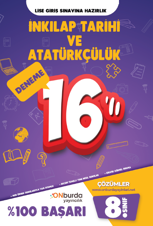 8.Sınıf İnkılap  Yeni Nesil Branş Denemeleri