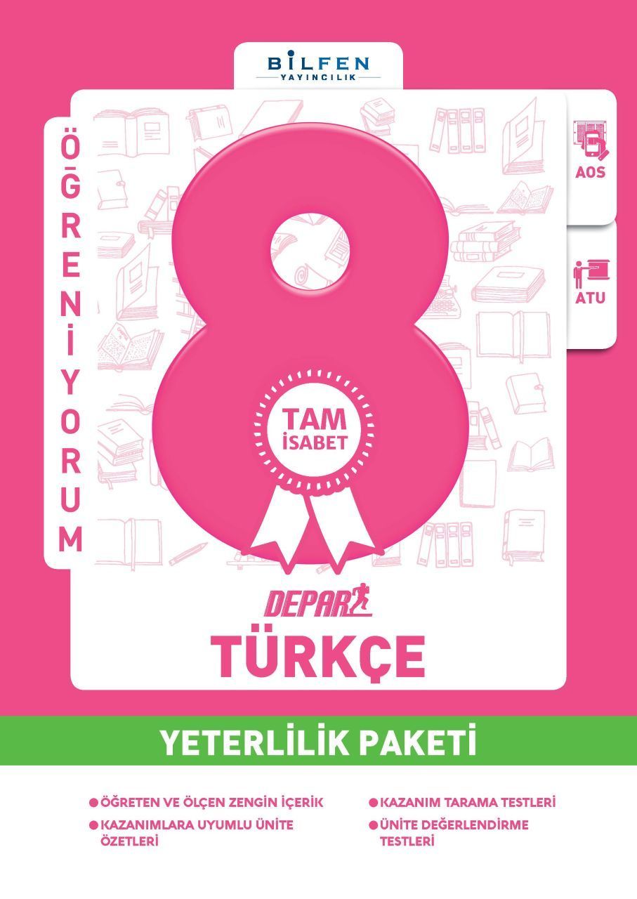 TÜRKÇE 8 YETERLİLİK PAKETİ