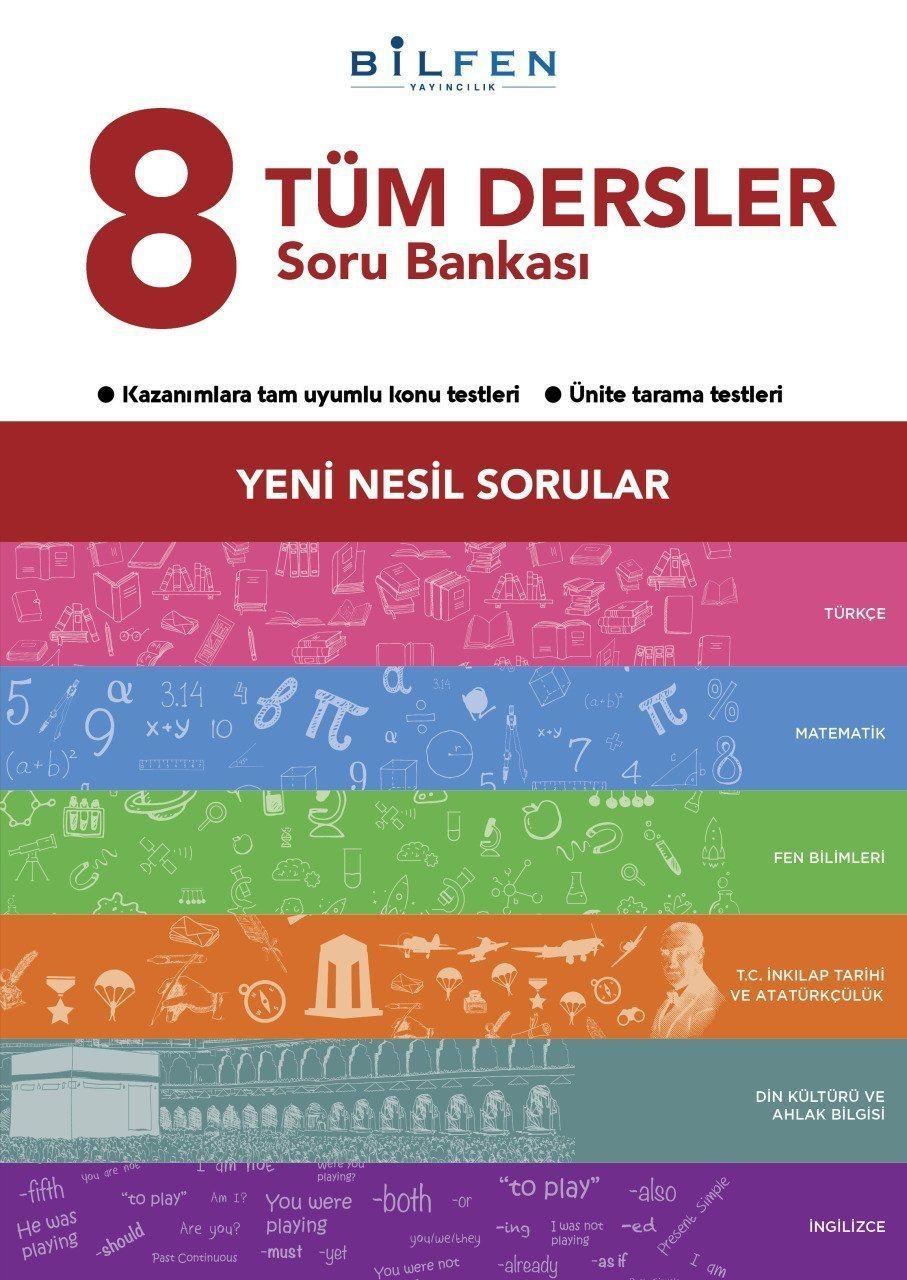 8. SINIF TÜM DERSLER SORU BANKASI