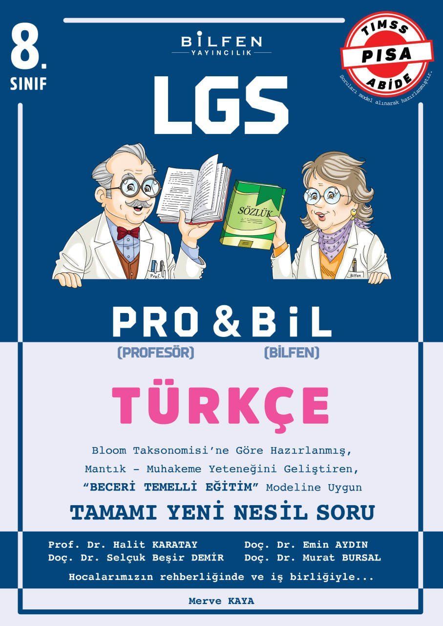 LGS TÜRKÇE 8 PROBİL SORU BANKASI