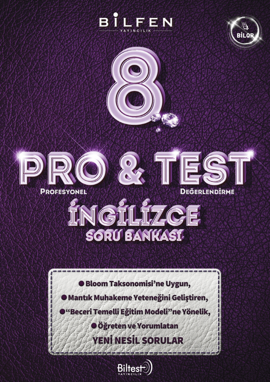 8. SINIF PROTEST İNGİLİZCE SORU BANKASI