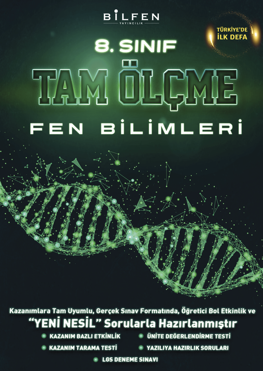 8. SINIF FEN BİLİMLERİ TAM ÖLÇME
