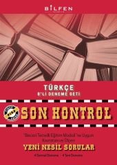 8. SINIF SON KONTROL TÜRKÇE DENEME