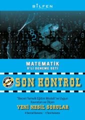 8. SINIF SON KONTROL MATEMATİK DENEME