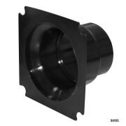 Ventilatör Konnektörü Siyah 100 mm