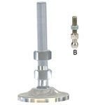 507 ÇELİK - TABANLI VE MİLLİ MAFSALLI PABUÇ 100*M24*154*105    (507 102 415)