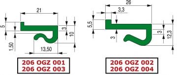 GEÇMELİ Z PROFIL ALPOLEN 1000 / GUIDES FOR BOTTLING AND PACKAGING
