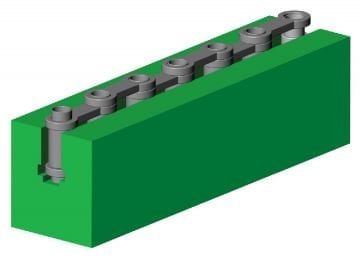 ALPOLEN 1000 MODEL BL TİPİ  ZİNCİR KIZAKLARI / ROLLER CHAIN GUIDES