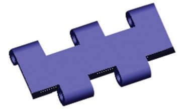 830-835 HASIR DÜZ TAŞIMA BANTI / MODULAR FLAT TOP CONVEYOR BELTS