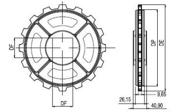 380 TAHRİK DİŞLİSİ / 380 DRIVING SPROCKETS