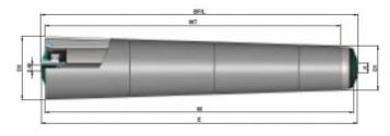 2600 Serisi Dönüşlü Konveyör Rulosu / Series Gravity Tapered Sleeve Roller