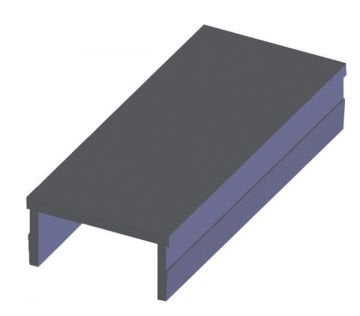 ALÜMİNYUM PROFİL KANAL FİTİLİ (10) / ALUMINIUM STRIP PROFILE (10)