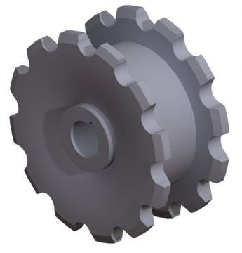 374 SİLİNDİR KULAKLI YARASA BANT DİŞLİLERİ (TEK PARÇA)/DRIVE SPROCKETS FOR FLEX CHAINS