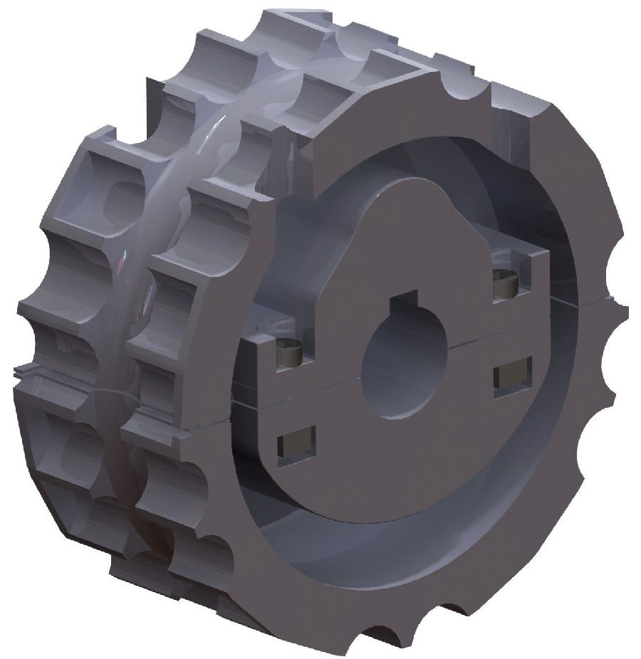 312 PLASTİK BANT TAHRİK DİŞLİSİ(POLYAMİD PA6 KATKILI) IDLER SPROCKETS