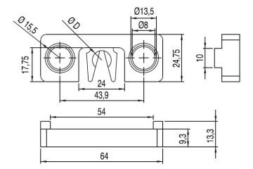 RULOLU KONVEYÖRLER İÇİN RULO TUTUCU / ROLL HOLDER FOR ROLLER CONVEYOR