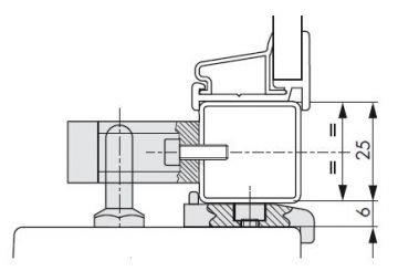 1265 V ŞEKİLLİ MANDALLI MEKANİK KİLİT