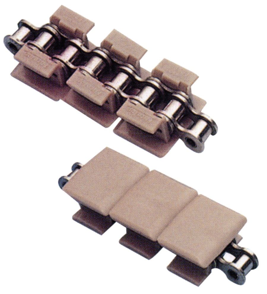 1843 ASETAL ZİNCİR BANT/  PLATE TOP CHAINS WITH BASE ROLLER CHAINS