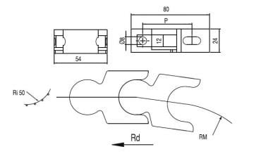 860 KULAKLI (KARDENİK) OMURGALI BANT / CARDANIC CHAINS