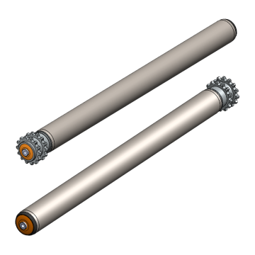 3421 Serisi Çift Sıra Dişli Tahrikli Konveyör Rulosu / Driven Conveyor Roller Series