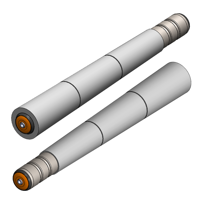 3640 Serisi Çift Oluklu Konik Rulo / Double Grooved Tapered Sleeve Roller Series