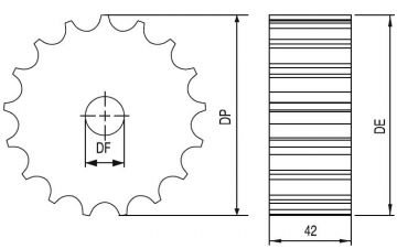 310 METAL DİŞLİ/SPLIT SPROCKETS