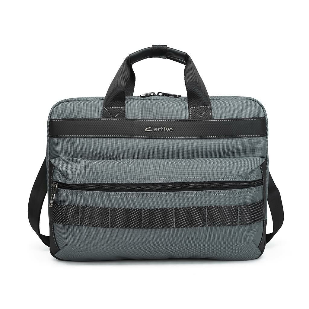 C-Active Erkek Evrak ve Laptop Çantası Oxford Kumaş 8740 Gri