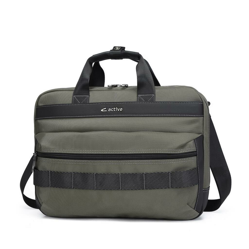 C-Active Erkek Evrak ve Laptop Çantası Oxford Kumaş 8740 Haki