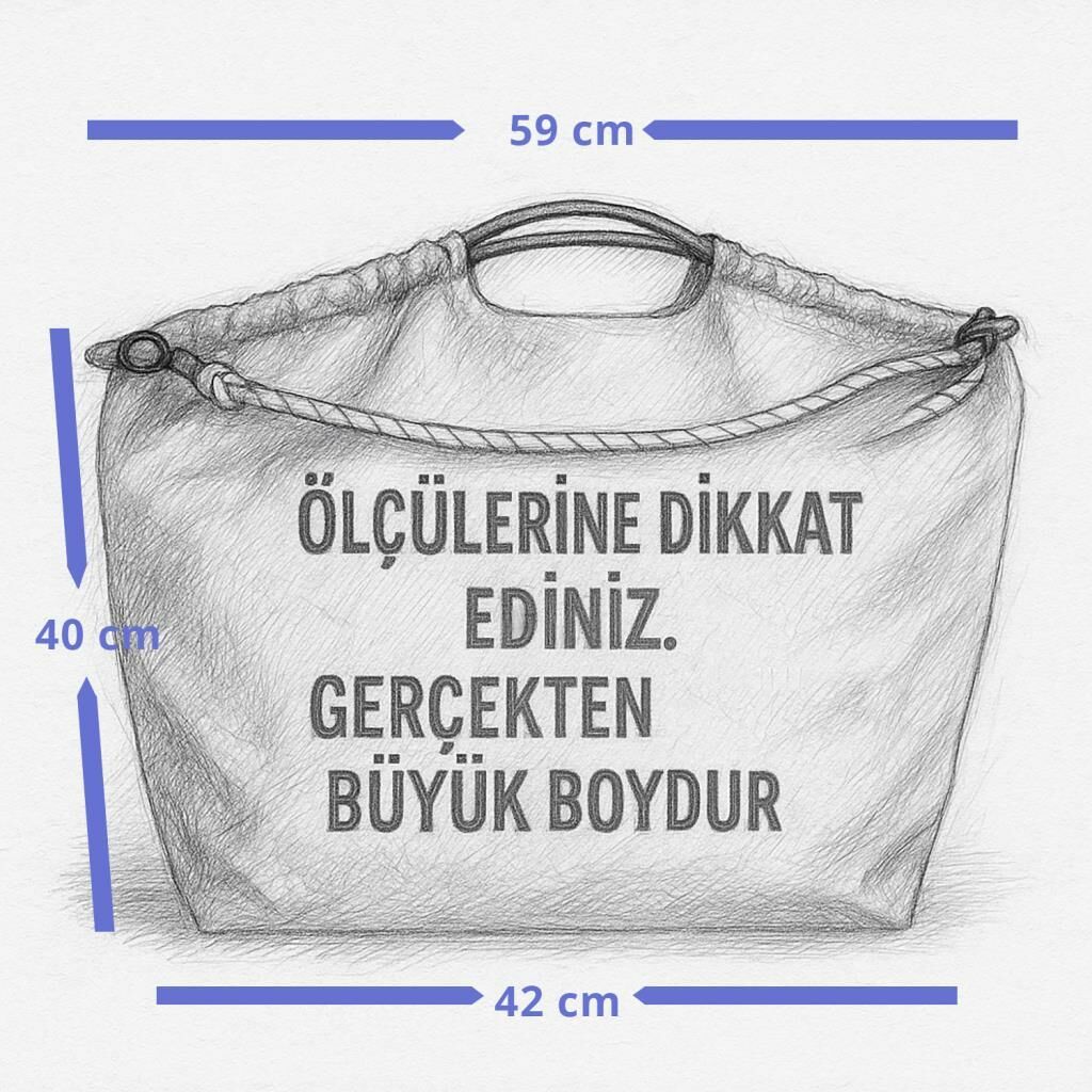 Büyük Boy Günlük veya Plaj Hafif Kadın Çanta 21-K Barcelona Bole (Kahve)