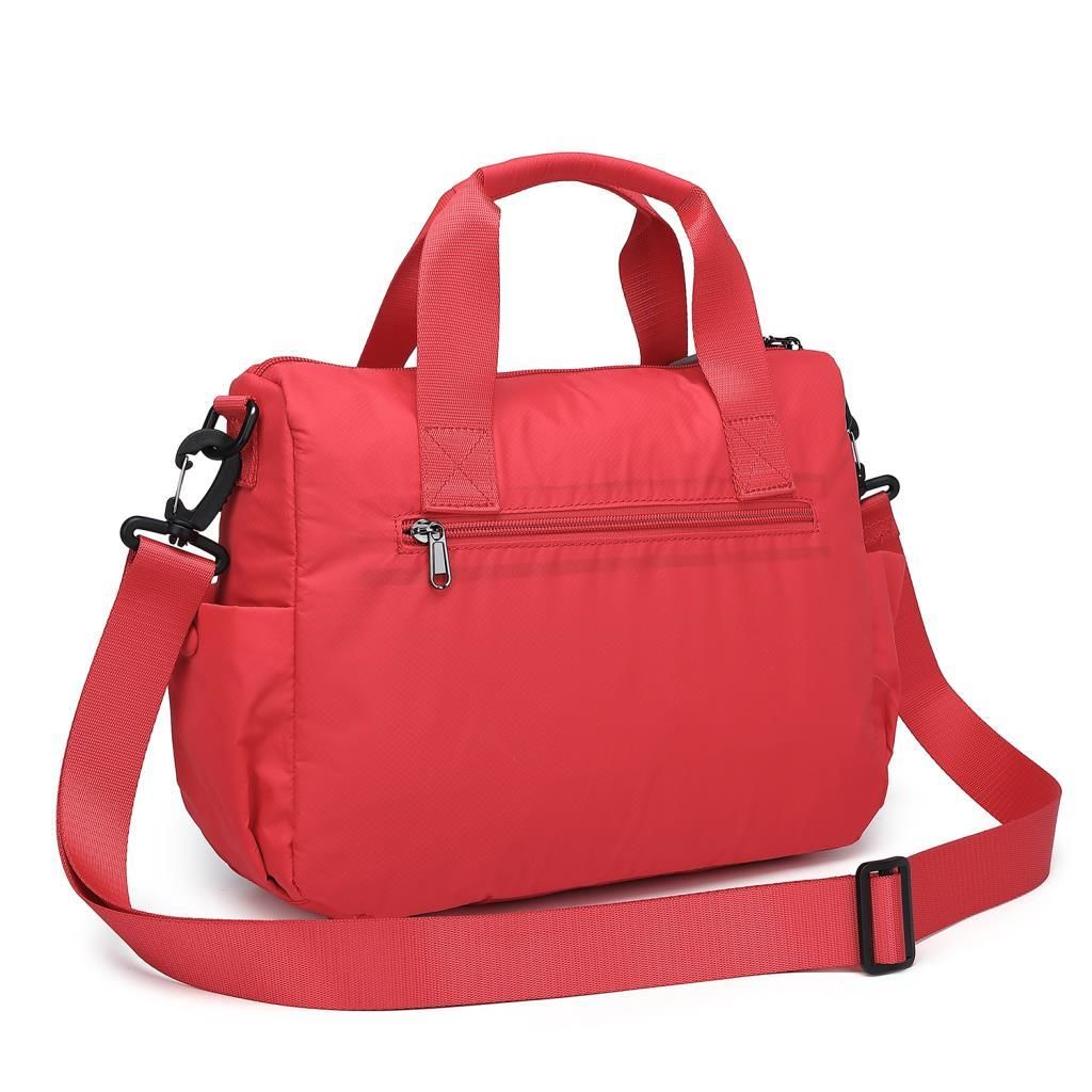 Smart Bags Ekstra Hafif Kumaş Kadın Postacı Çantası 3141 Kırmızı