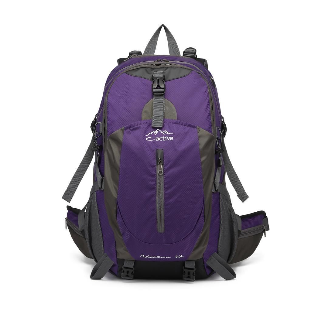 C-Active 40 Litre Kamp Seyahat Outdoor Dağcı Sırt Çantası 8695 Mor