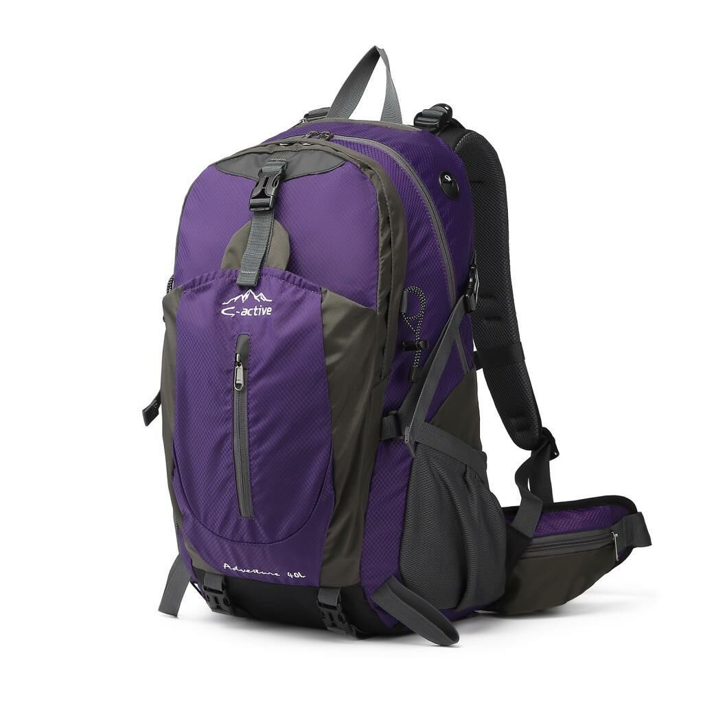 C-Active 40 Litre Kamp Seyahat Outdoor Dağcı Sırt Çantası 8695 Mor
