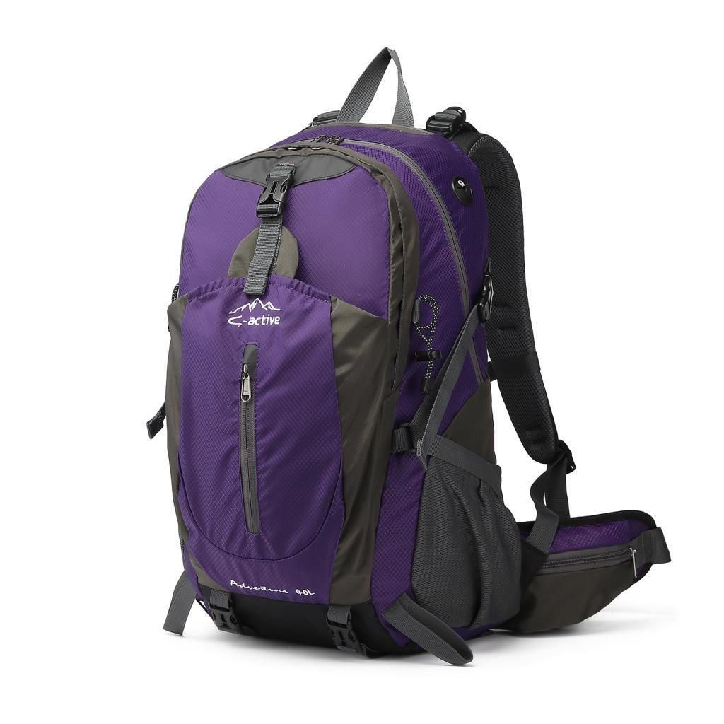 C-Active 40 Litre Kamp Seyahat Outdoor Dağcı Sırt Çantası 8695 Mor