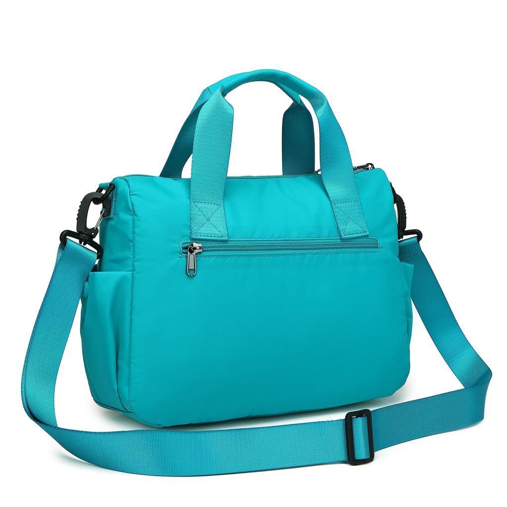 Smart Bags Ekstra Hafif Kumaş Kadın Postacı Çantası 3141 Turkuaz