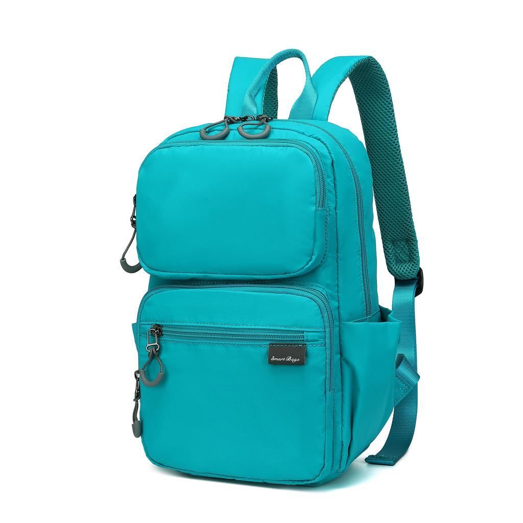 Smart Bags Ekstra Hafif Kumaş Uniseks Sırt Çantası 3142 Turkuaz