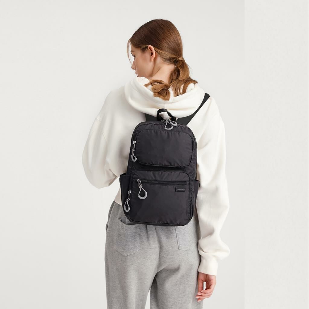 Smart Bags Ekstra Hafif Kumaş Uniseks Sırt Çantası 3142 Kahve