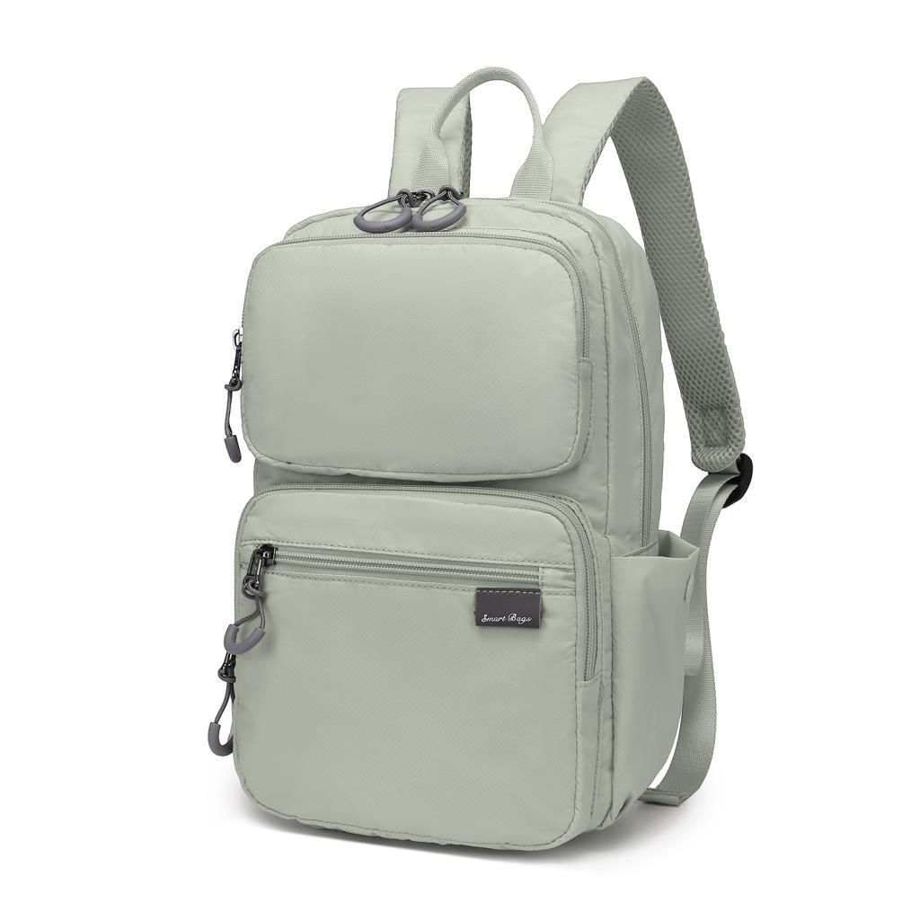 Smart Bags Ekstra Hafif Kumaş Uniseks Sırt Çantası 3142 A.Gri