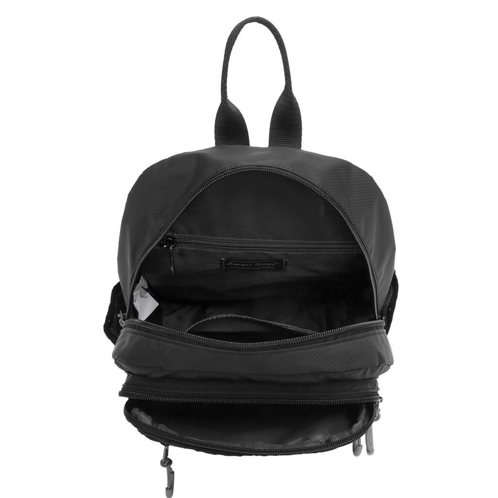Smart Bags Ekstra Hafif Kumaş Uniseks Sırt Çantası 3142 12 Gri
