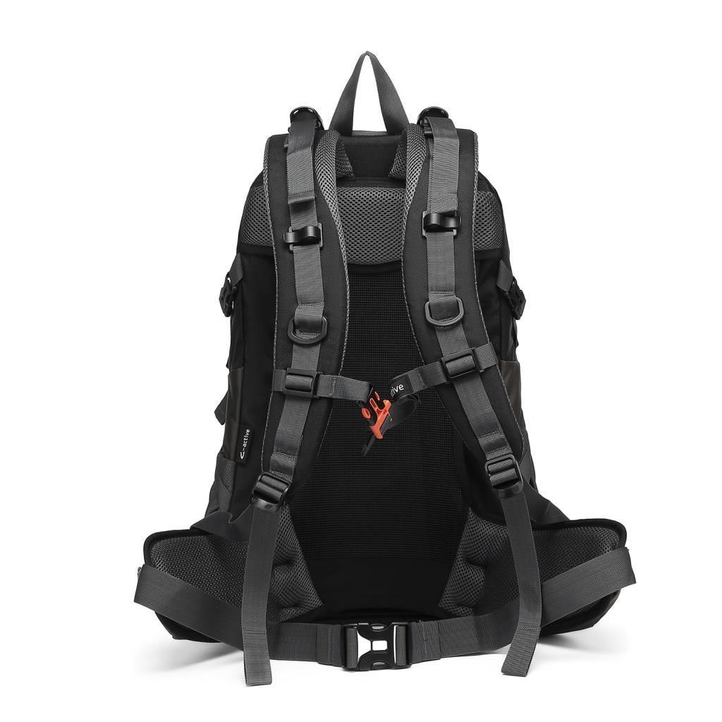 C-Active 40 Litre Kamp Seyahat Outdoor Dağcı Sırt Çantası 8695 Siyah
