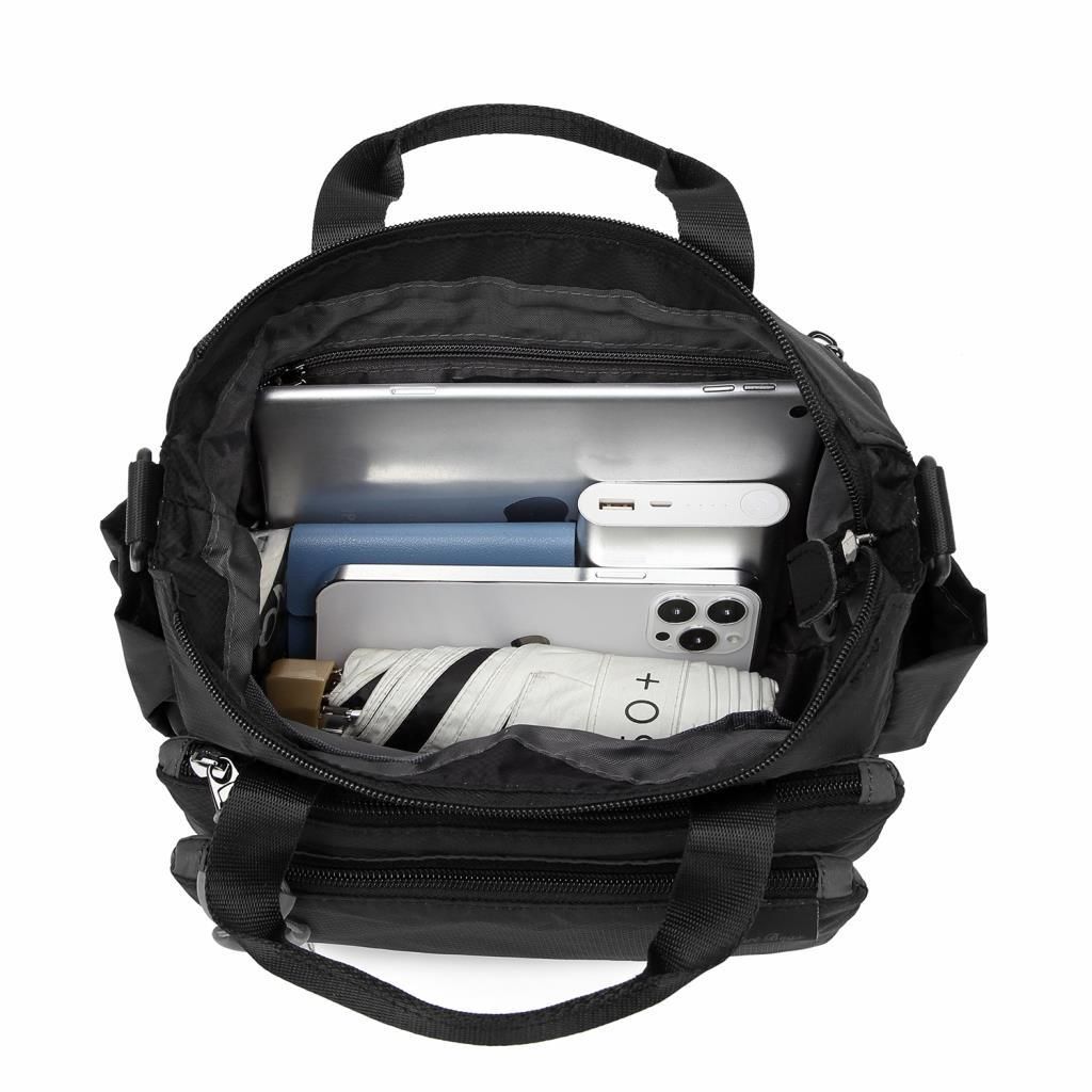 Smart Bags Ekstra Hafif Kumaş Kadın Postacı Çantası 3136 Turkuaz