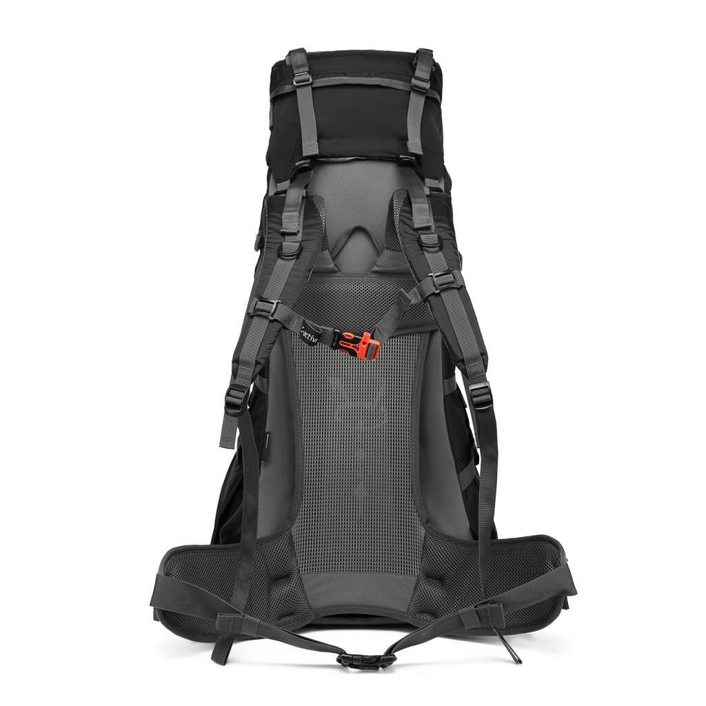 C-Active 75 Litre Kamp Seyahat Outdoor Dağcı Sırt Çantası 8698 Siyah
