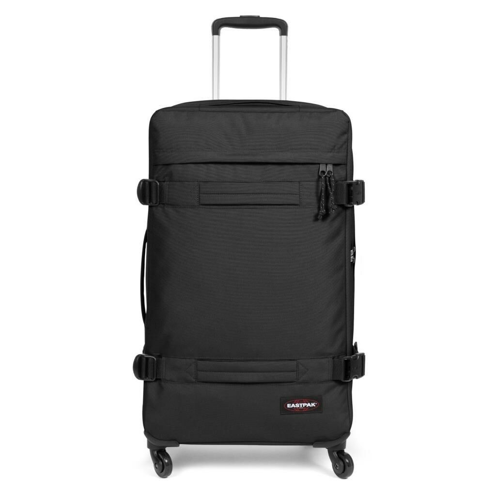 Eastpak Büyük Boy Transit'r 4 L Çekçekli 4 Tekerlekli Valiz Black