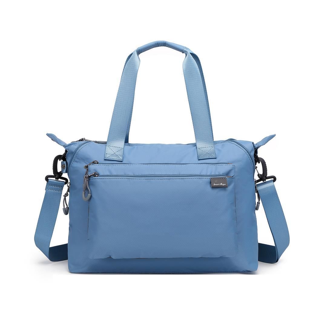 Smart Bags Ekstra Hafif Kumaş Kadın Omuz Çantası 3139 J.Mavi