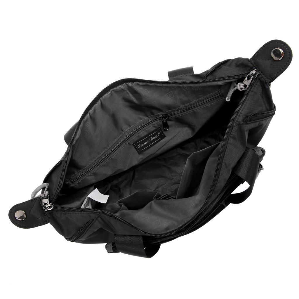 Smart Bags Ekstra Hafif Kumaş Kadın Omuz Çantası 3139 J.Mavi