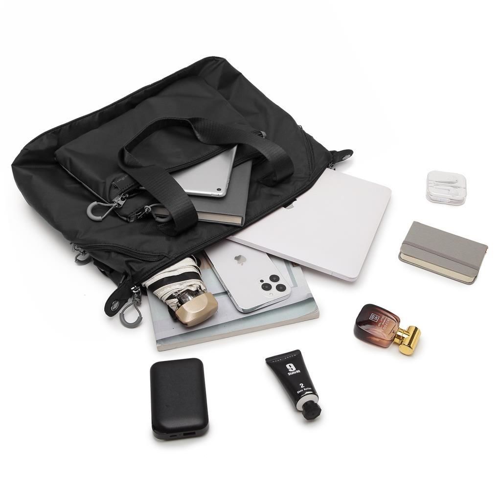 Smart Bags Ekstra Hafif Kumaş Kadın Omuz Çantası 3139 J.Mavi