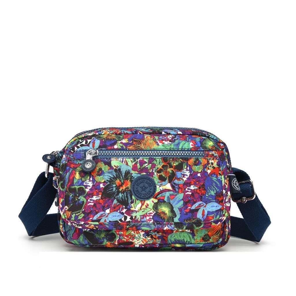 Smart Bags Postacı Kadın Çantası Krinkıl Kumaş 3166 Petunia