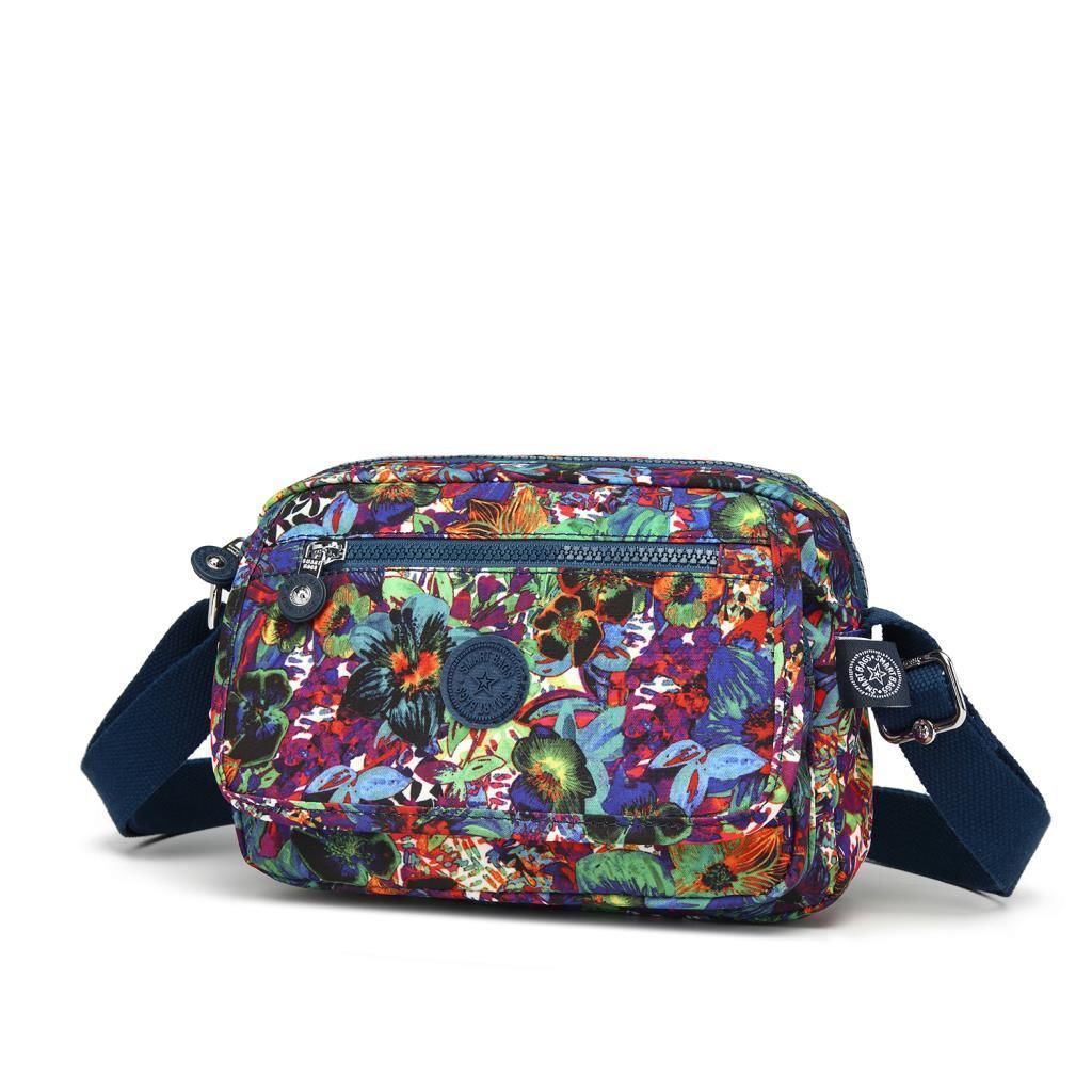 Smart Bags Postacı Kadın Çantası Krinkıl Kumaş 3166 Petunia