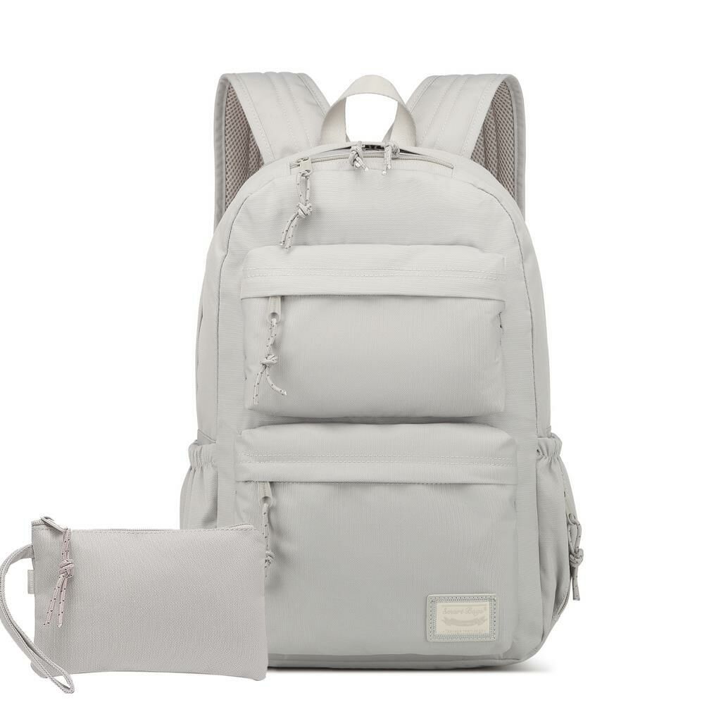 Smart Bags Sırt Çantası Okul Boyu Kalem Kutusu Hediyeli 3154 A.Gri