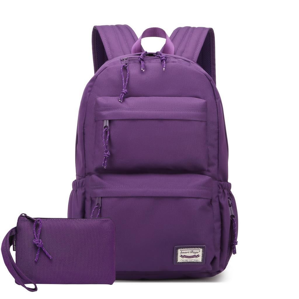 Smart Bags Sırt Çantası Okul Boyu Kalem Kutusu Hediyeli 3154 Mor