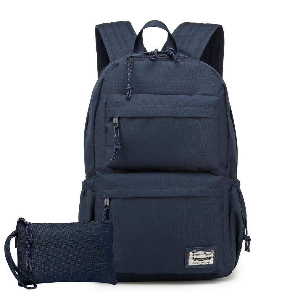 Smart Bags Sırt Çantası Okul Boyu Kalem Kutusu Hediyeli 3154 Lacivert