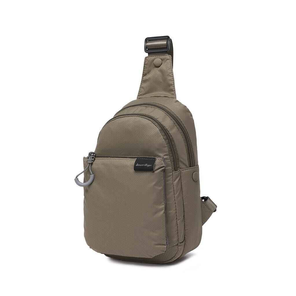 Smart Bags Ekstra Hafif Uniseks Bodybag Omuz Çantası 3145 Kahve